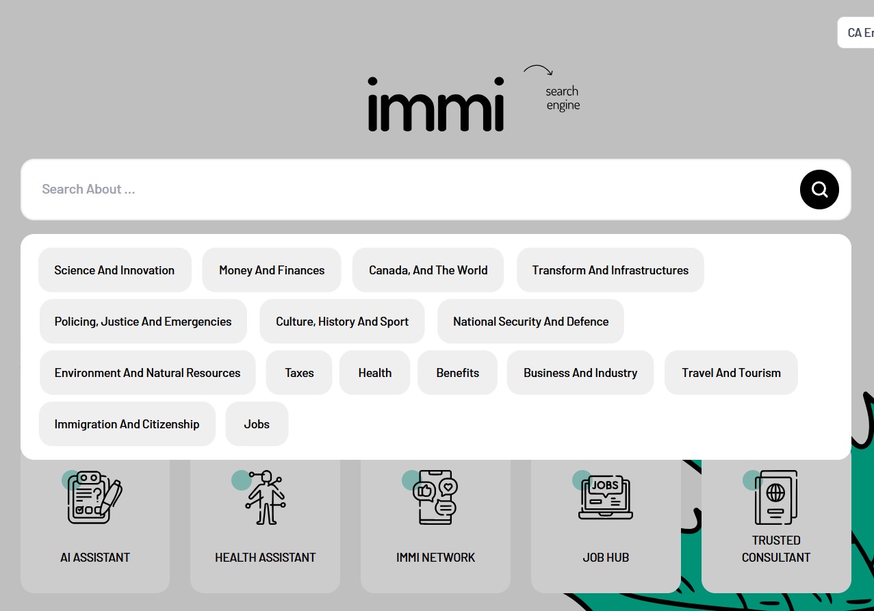 immi Search Engine